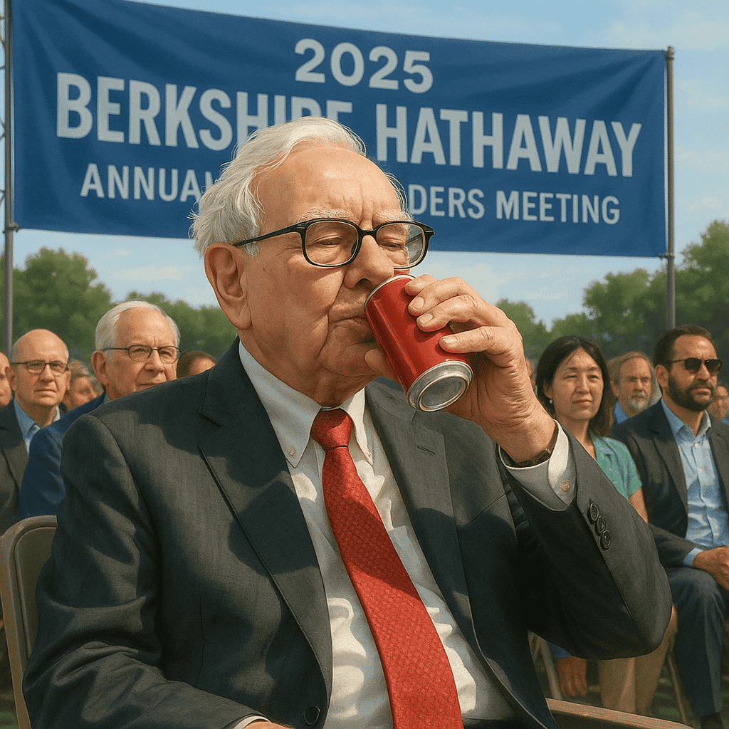 Warren Buffett at Berkshire Hathaway annual meeting